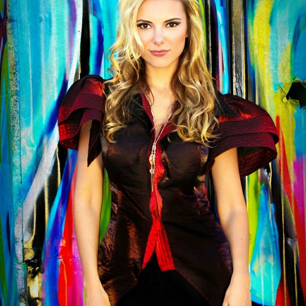 One-of-a-kind blouse by Vasily Vein